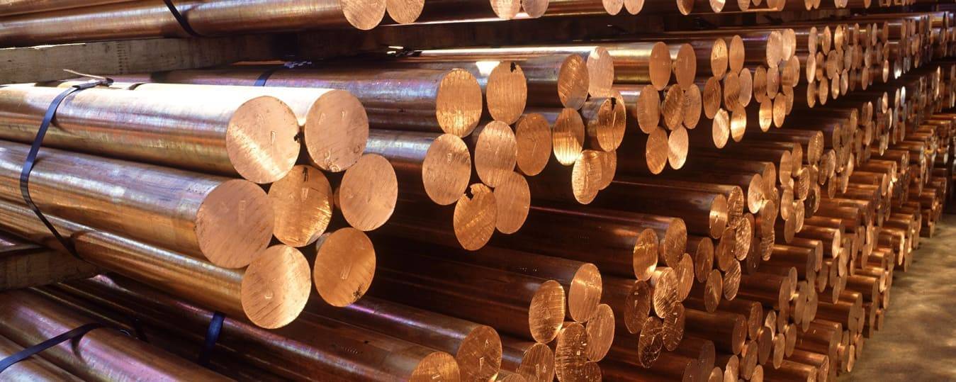 stock of copper bars