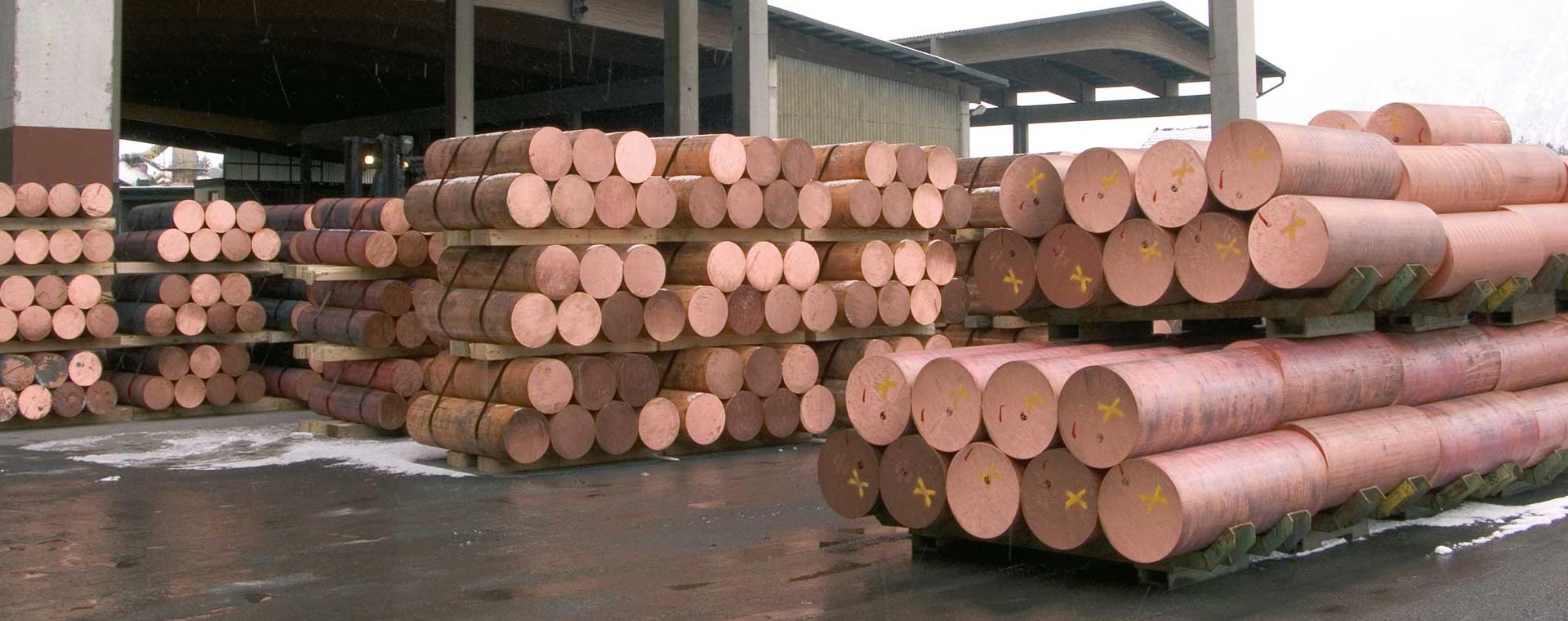 stock of copper bars